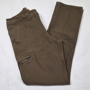 Original Weatherproof' Brand Men's Pants Olive Green Color Size 32X32